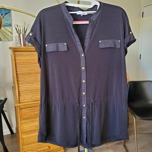 Calvin Klein top blouse. Size S will fit and M.